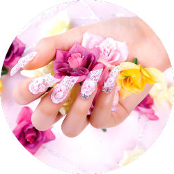 Zehenmodellage ohne Farbe